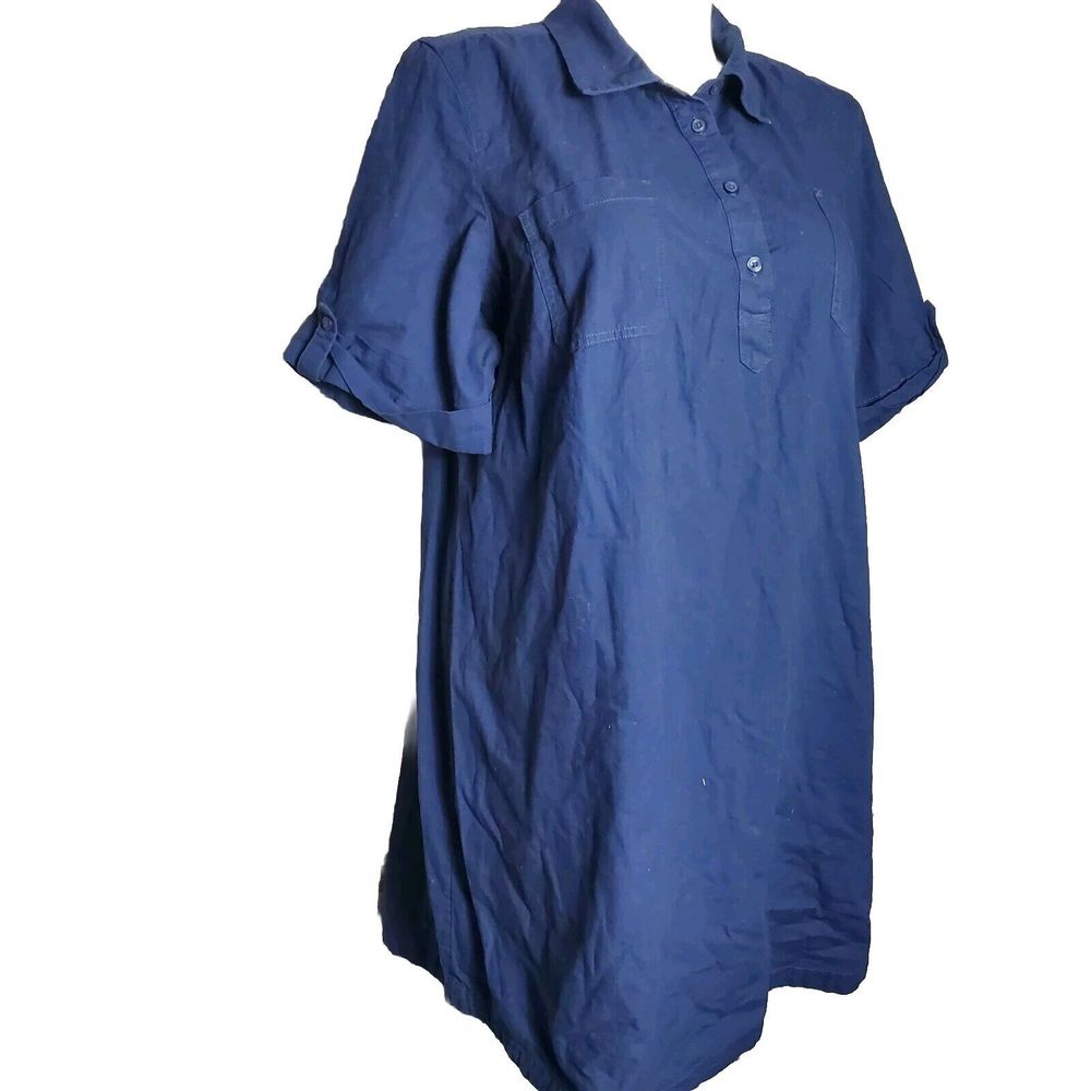 Karen Scott Denim Shirt Dress Size 2X NWOT